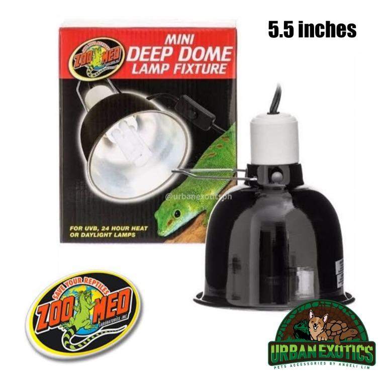 Zoo Med Mini Deep Dome Lamp Clamp Holder 5.5" (fits Lucky Herp, Repti