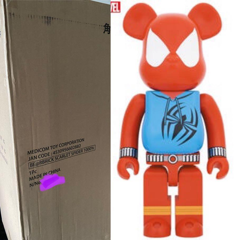 超ポイントアップ祭 BE@RBRICK SCARLET SPIDER 1000％ fawe.org