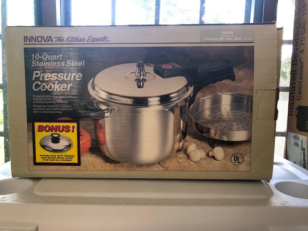 10qt stainless steel pressure cooker BNIB Furniture Home Living Kitchenware Tableware Cookware Accessories on Carousell
