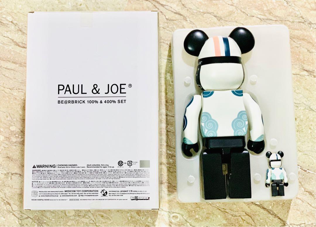 メディコムトイBE＠RBRICK- PAUL & JOE400%＆100%