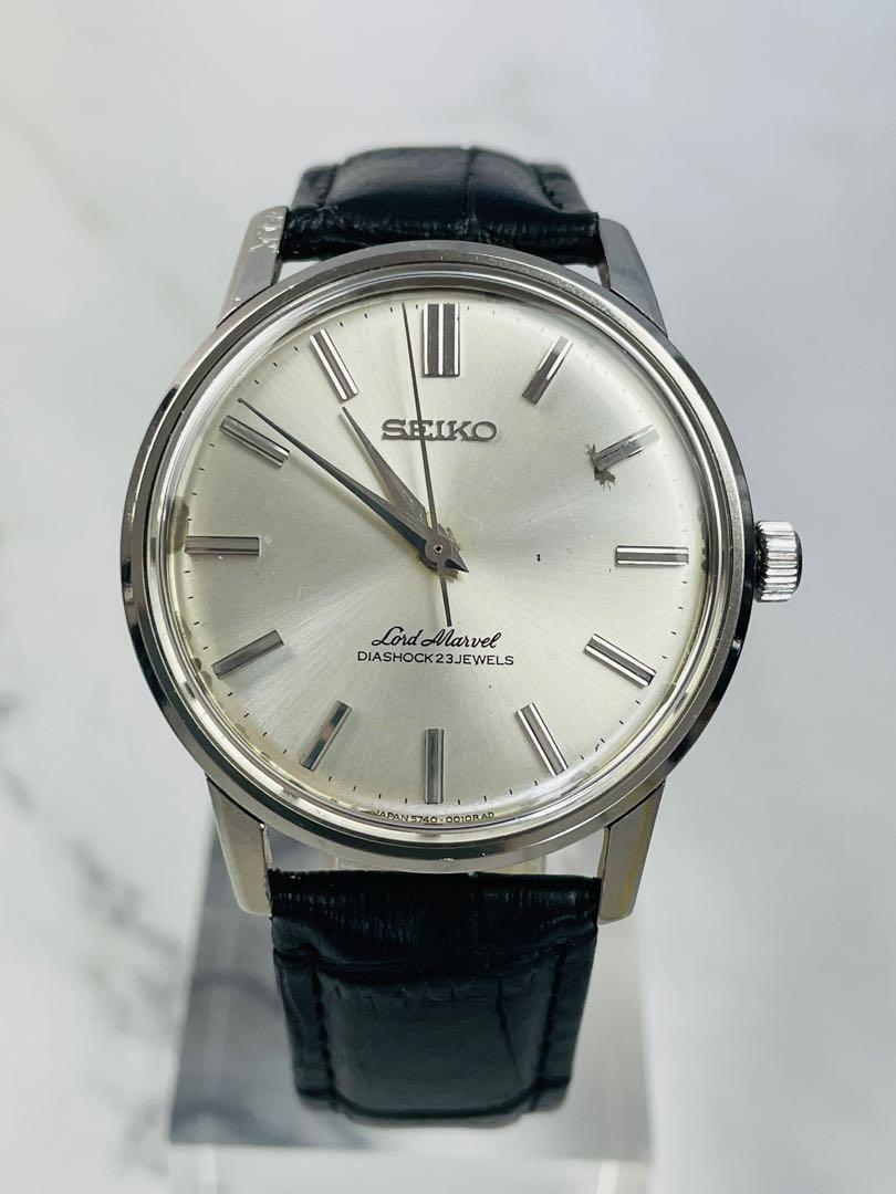 210544) Seiko Lord Marvel Vintage Men's Manual Watch Ref 5740-0010 Circa  1966, Men's Fashion, Watches & Accessories, Watches on Carousell