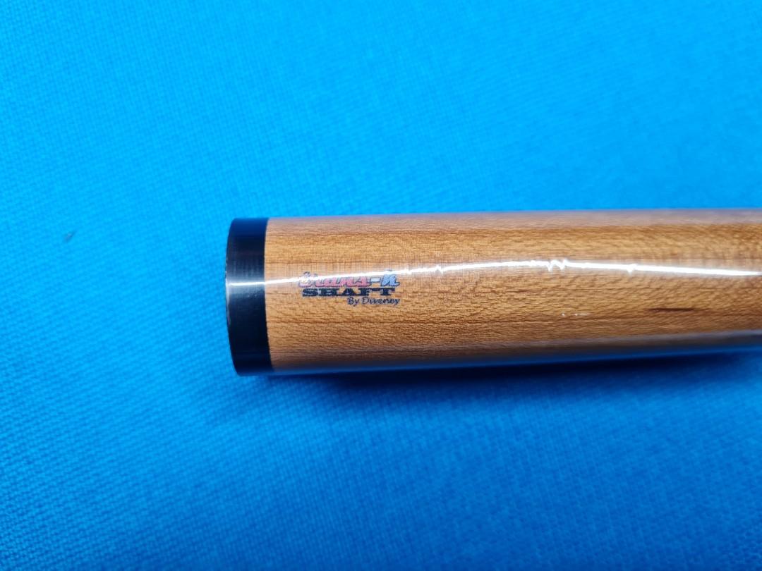 30" Pat Diveney Kielwood Shaft 3/8 x 10 low deflection pool cue transk