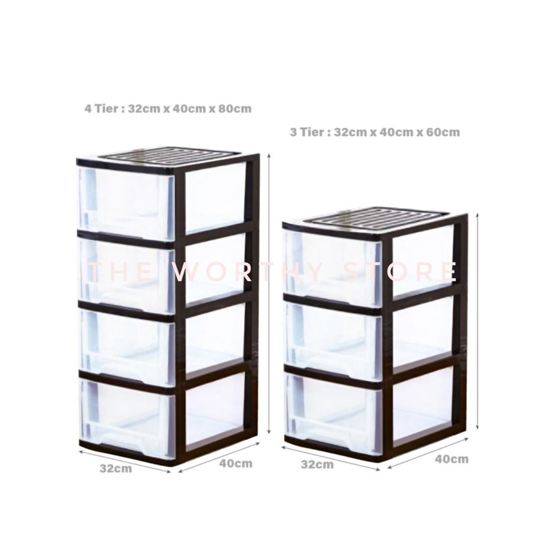 3 tier deals plastic storage boxes
