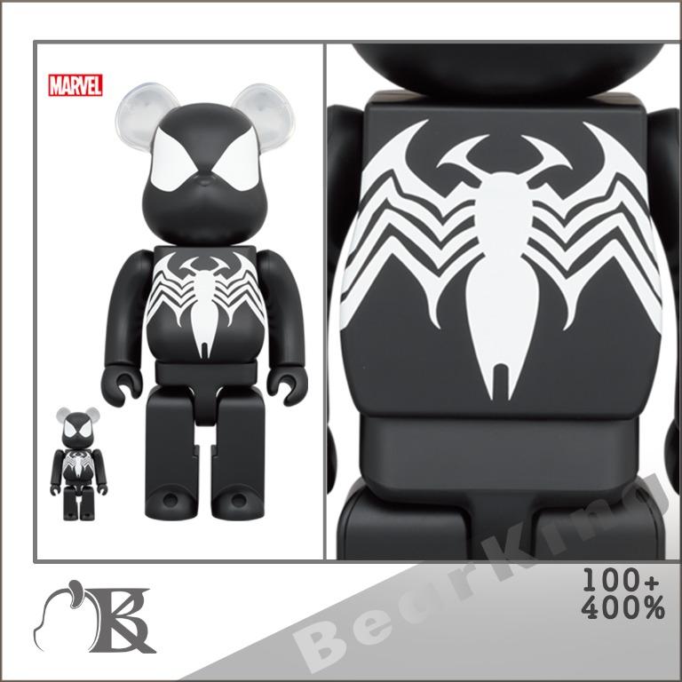 🥈現貨📦 全新Brand New BE@RBRICK SPIDER-MAN BLACK COSTUME 100