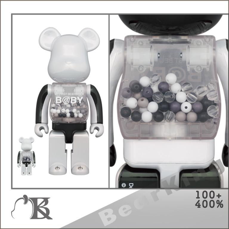 🥈現貨📦 全新Brand New MY FIRST BE@RBRICK B@BY BLACK & WHITE