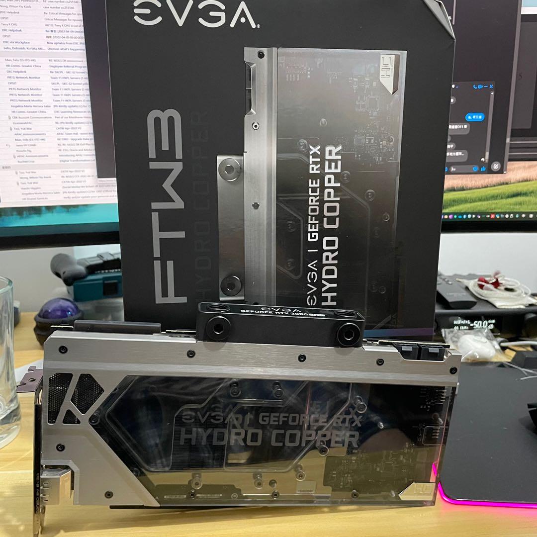 Evga geforce rtx 2080 sales super ftw3 hydro copper
