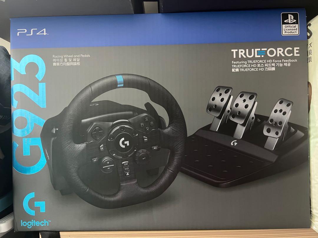 全新行貨Logitech G923 TRUEFORCE 賽車方向盤+ Shifter Driving Force 變速器PS4, PS5 and PC 適用, 電子遊戲, 遊戲機配件, 手掣- Carousell 全新行貨Logitech G923 TRUEFORCE 賽車方向盤+ Shifter Driving Force 變速器PS4, PS5 and PC 適用, 電子遊戲, 遊戲機配件, 手掣- Carousell