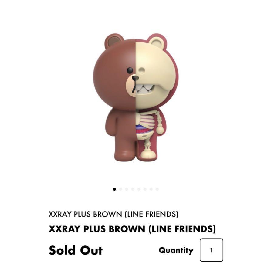 STL file Xxray Plus Brown ( LINE FRIENDS ) ➕・Model to download