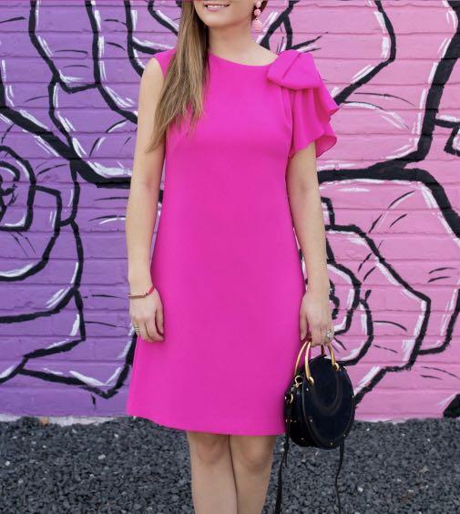 Nordstrom eliza discount j pink dress