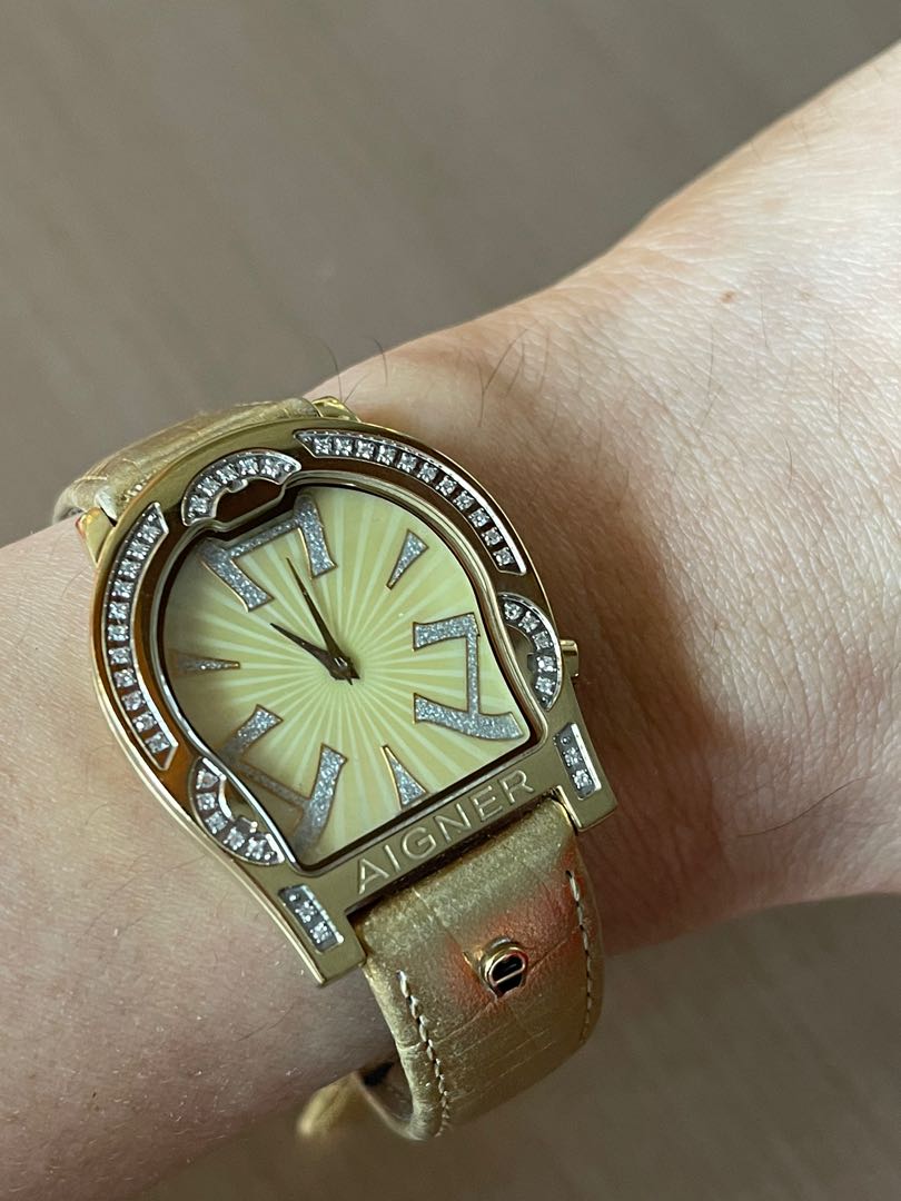 Aigner watch diamond on sale price