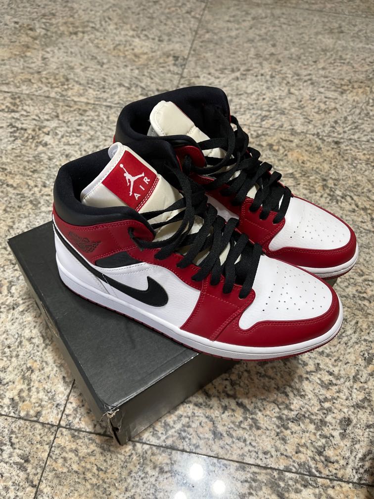 Air jordan 1 mid chicago sales