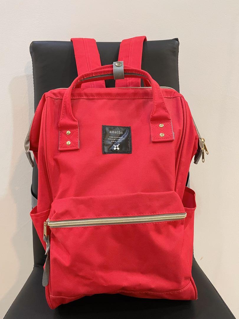 New Japan Anello Backpack Unisex Large Waterproof Canvas Bag AT-B0193A