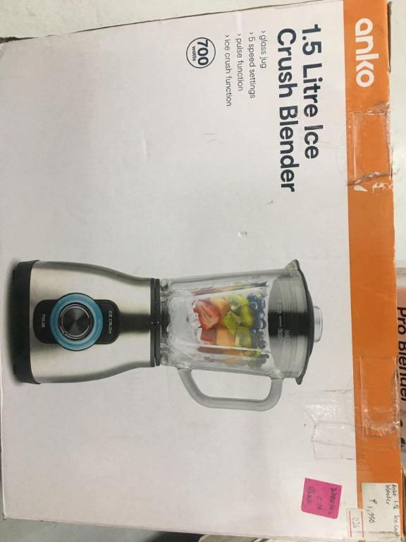 Anko 1.5L Ice Crush Blender, TV & Home Appliances, Kitchen Appliances
