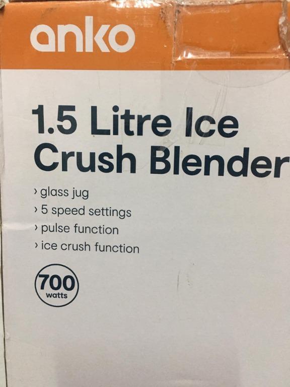 Anko 1.5L Ice Crush Blender, TV & Home Appliances, Kitchen Appliances