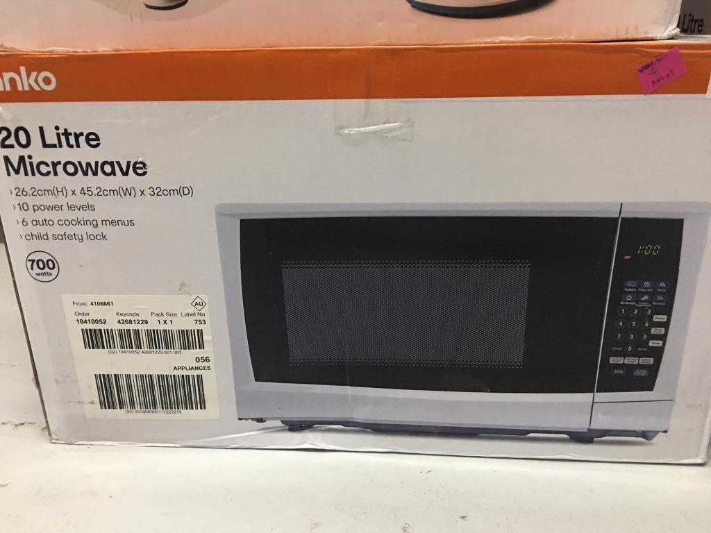 Anko online 20l microwave