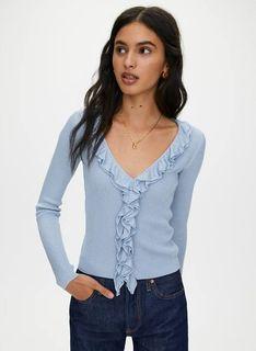 Aritzia Little Moon Sassy Sweater - Porcelain Blue