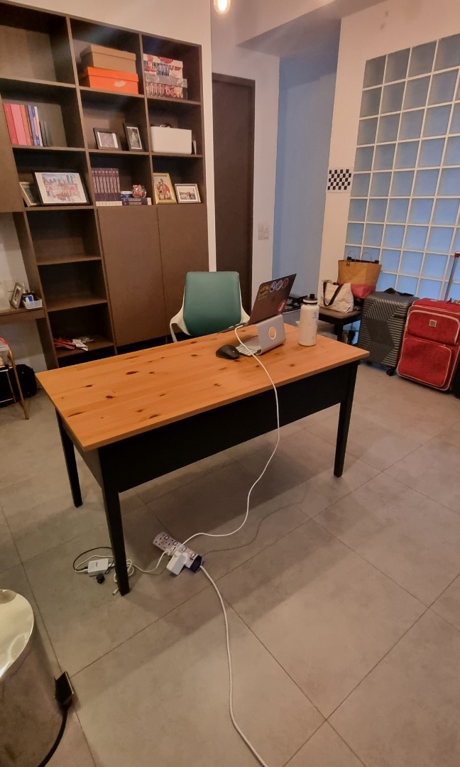 IKEA Desk ARKELSTORP Desk black140x70 cm Furniture Home