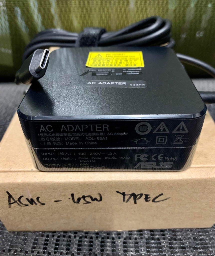 Asus 65watts Type C Laptop Charger (Category: Chargers) located in Makati City. Submitted by jc.cuerdo (Listing ID 1163107845, Image 1). Description: 🔌LAPTOP CHARGER TYPE-C USB-C 👉AVAILABLE: Lenovo type-c 20v 4.75a 95w Lenovo type-c 20v 3.25a 65w Lenovo type-c 20v 2.25a 45w Dell type-c 20v 3.25a 65w Acer type-c 20v 3.25a 65w Acer type-c 20v 2.25a 45w Huawei type-c 20v 3.25a 65w Huawei type-c 20v 2.25a 45w Asus type-c 20v 3.25a 65w Hp type-c 20v