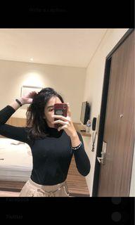 atasan panjang hitam