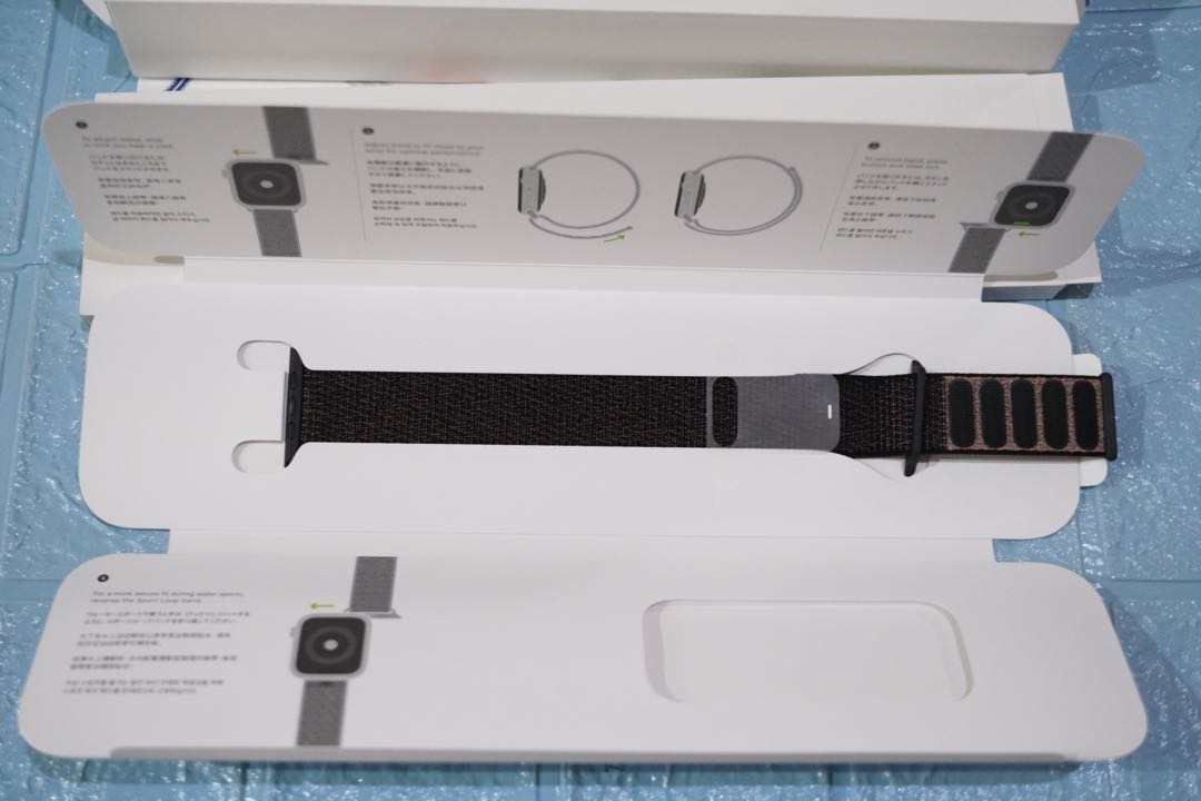 Authentic Apple Watch Black Sport Loop 