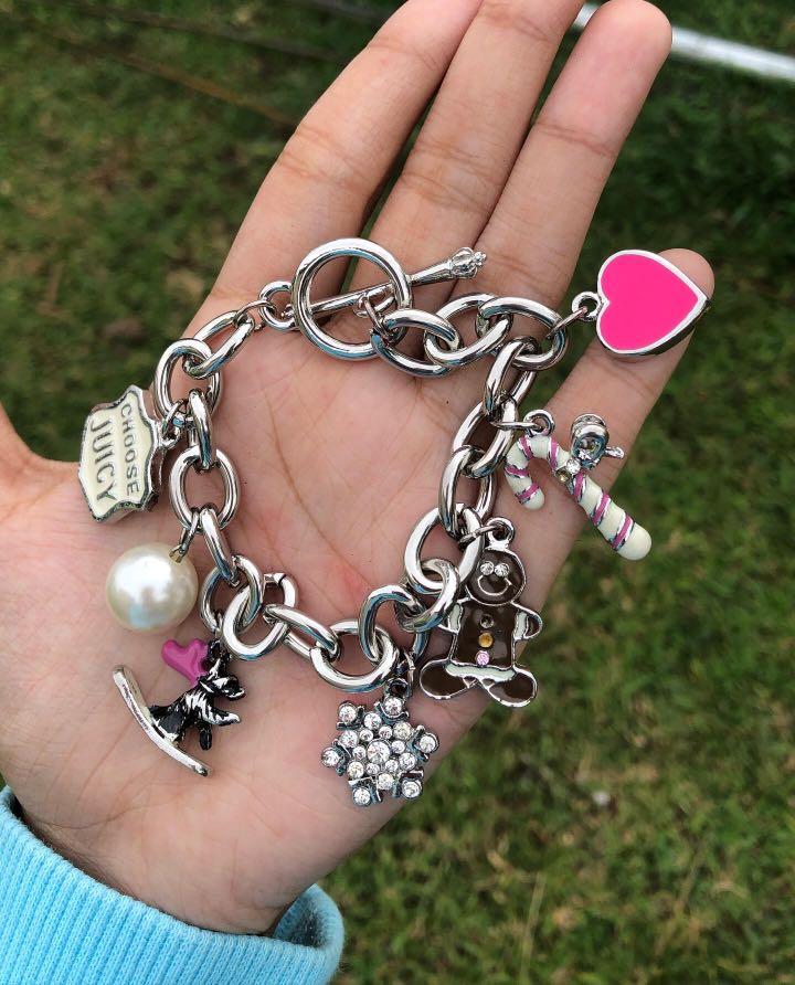 Authentic Juicy Couture Charm Bracelet, Women's Fashion, Jewelry &  Organizers, Bracelets on Carousell