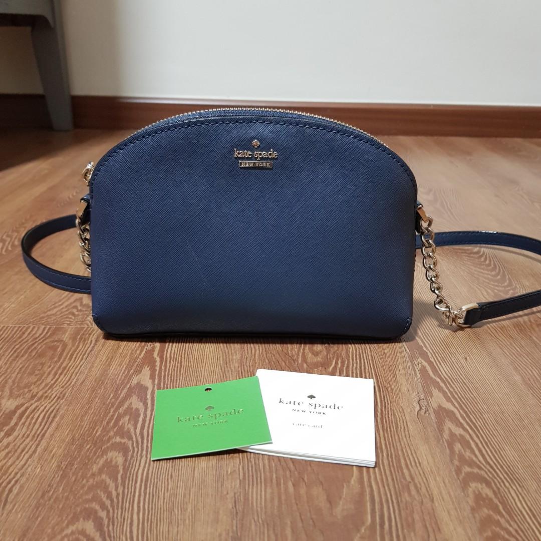 Authentic Preloved Kate Spade Cameron St Hilli Small Crossbody Sling Bag in  Blazer Blue. Adidas mini backpack available too at my main page., Women's  Fashion, Bags & Wallets, Cross-body Bags on Carousell