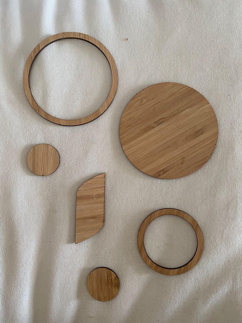 Bamboo wooden rings for crafting, Hobbies & Toys, Stationery & Craft, Craft  Supplies & Tools on Carousell
