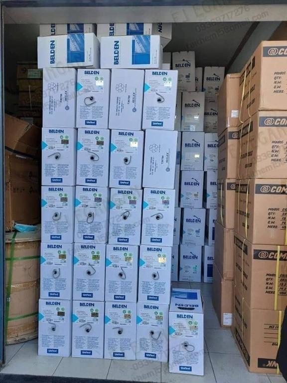 Belden Cable | Belden UTP Cable Cat5e & Cat6 (Category: Networking) located in Pasig City. Submitted by fjEgangan (Listing ID 1163013032, Image 1). Description: Belden Cable | Belden UTP Cable Cat5e & Cat6 305m ****** New stock ****** ✅ Belden Cat5e Grey @ 6,250.00 ✅ Belden Cat5e Blue @ 6,250.00 ✅ Belden Cat6 Grey @ 7,500.00 ✅ Belden Cat6 Grey @ 7,500.00 💯 Brand new and original 🌼 Special discount for bulk orders 🌼 ‼ Available Same day deliver
