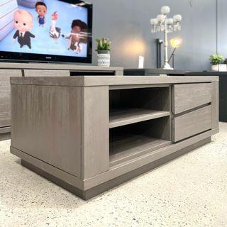Beryl Timber Living Room Collection TV Unit and Coffee Table AVAILABLE NOW