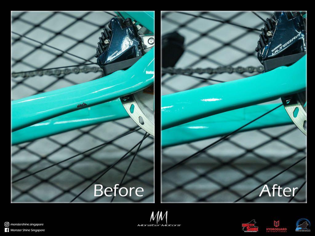 carbon frame respray