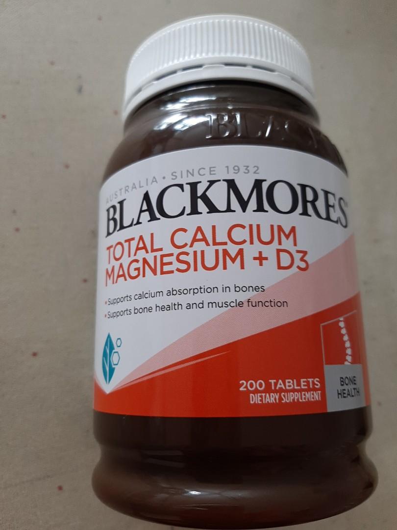 BNIB Blackmores Total Calcium Magnesium + D3 200 tablets, Health