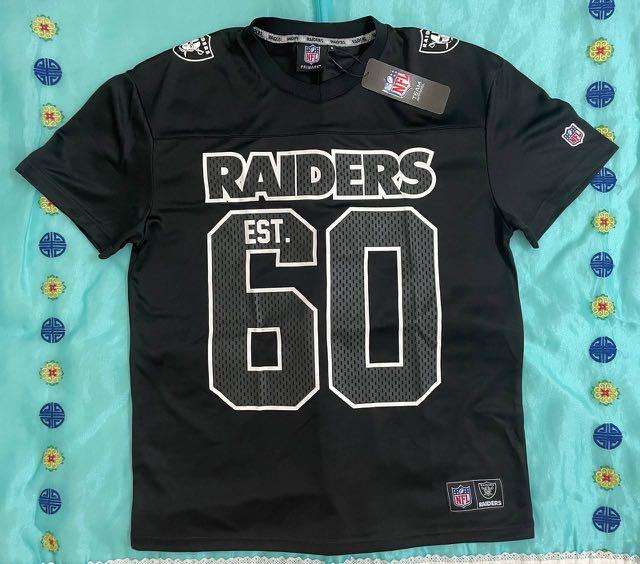 BNWT] Raiders NFL Est 60 Jersey Tee, Men's Fashion, Activewear on