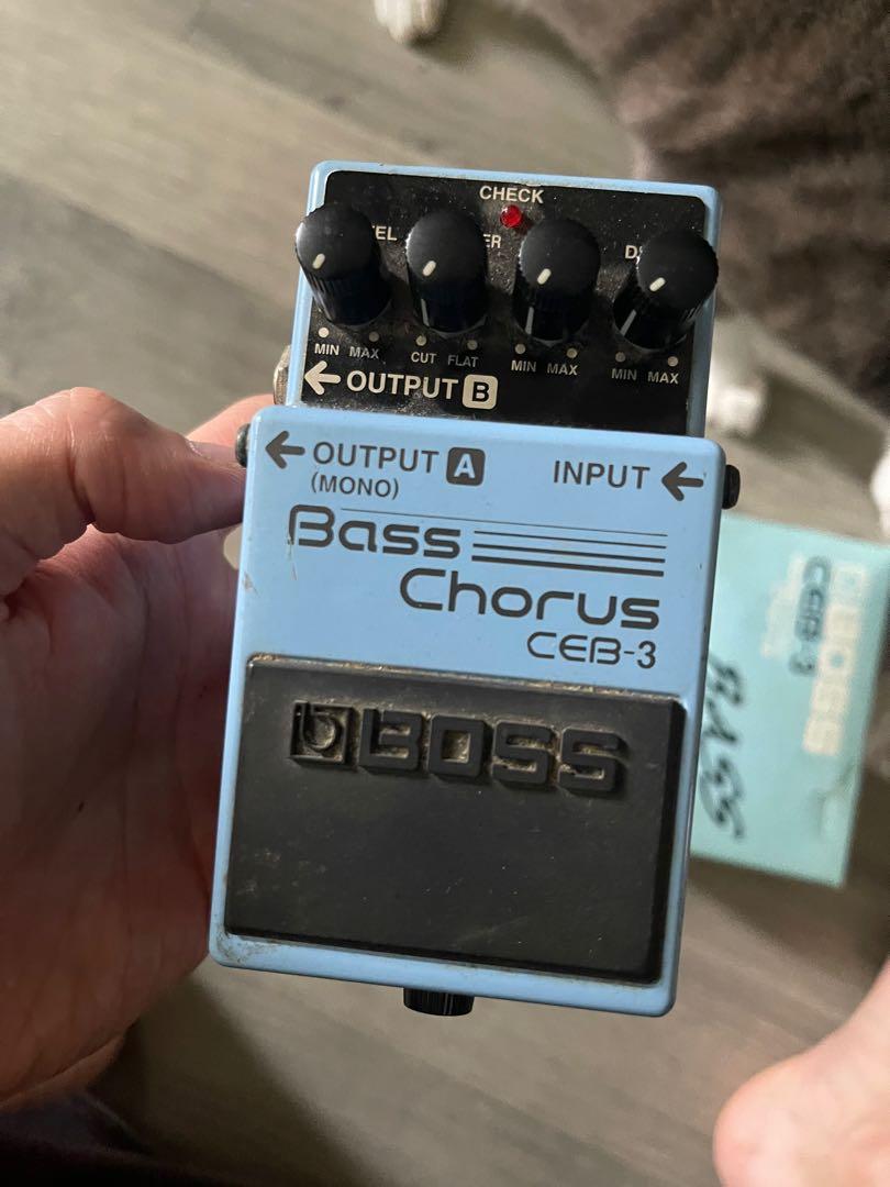 Boss Bass Guitar Chorus CEB-3 Effect Pedal, 興趣及遊戲, 音樂樂器 配件, 樂器配件- Carousell
