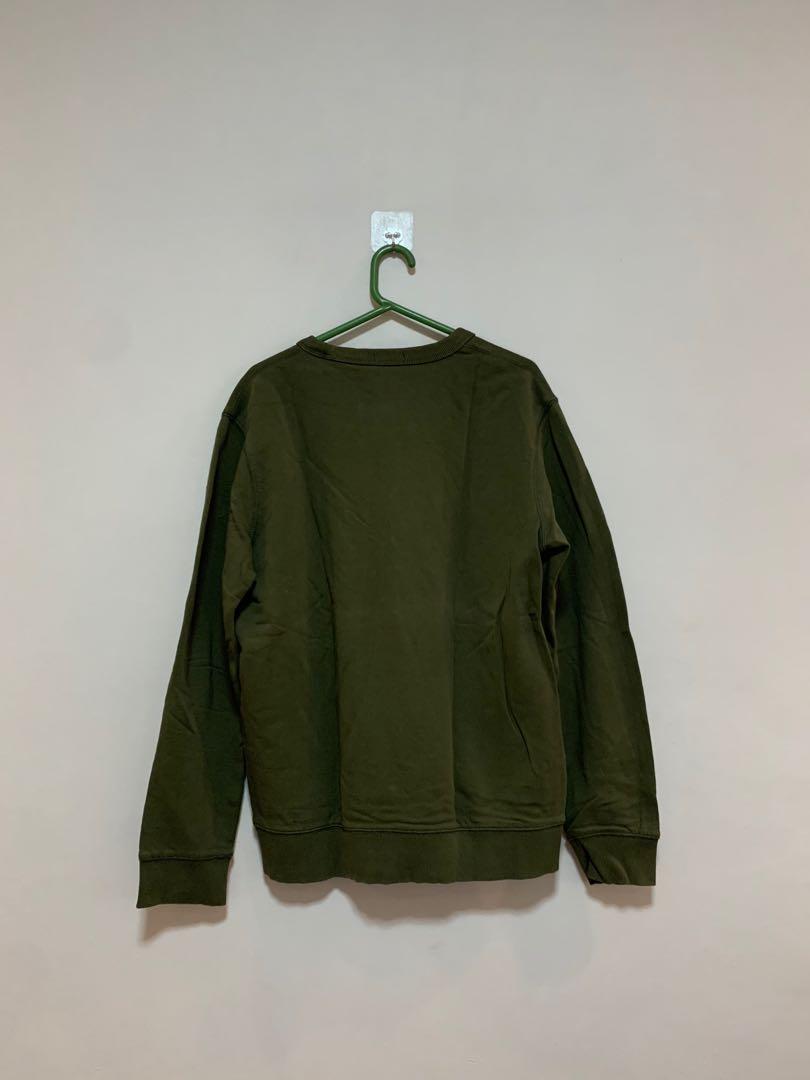 Bossini sweater jumper olive green