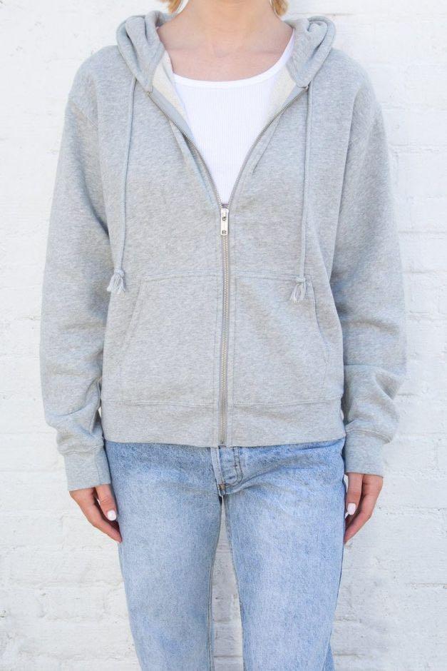 Brandy melville grey jacket cheap