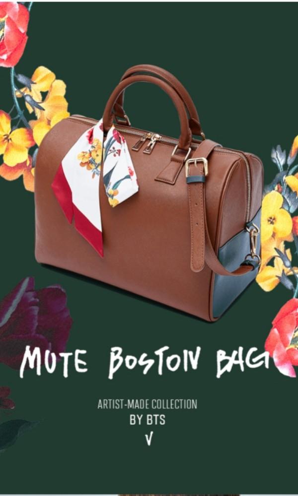 BTS Bags | New Artist Made Collection by BTS V Mute Boston Bag | Color: Brown | Size: Os | Jakhouma's Closet