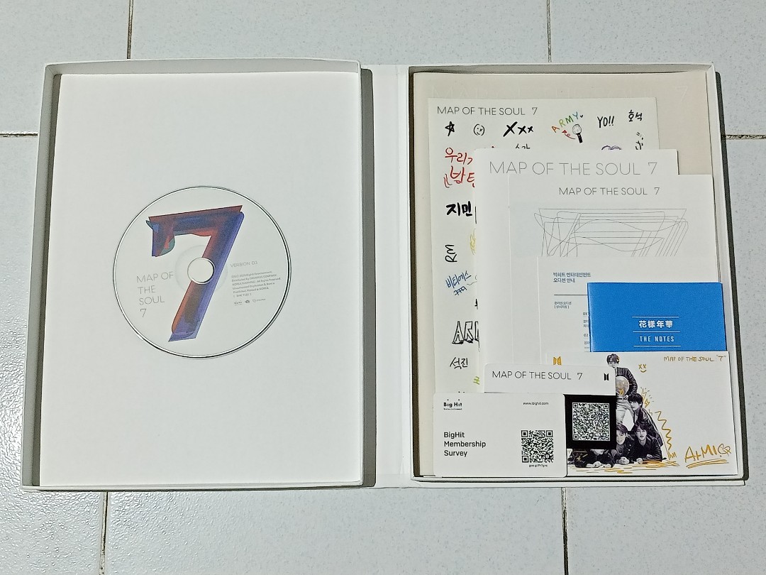 BTS MOTS 7 Version 3 Album, Hobbies & Toys, Memorabilia & Collectibles ...