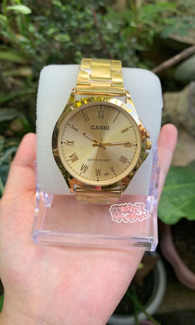 Casio Wrist Watch gold Women s Fashion Watches Accessories