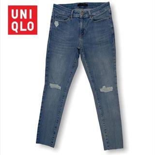 Uniqlo jeans stretch wanita, Fesyen 
