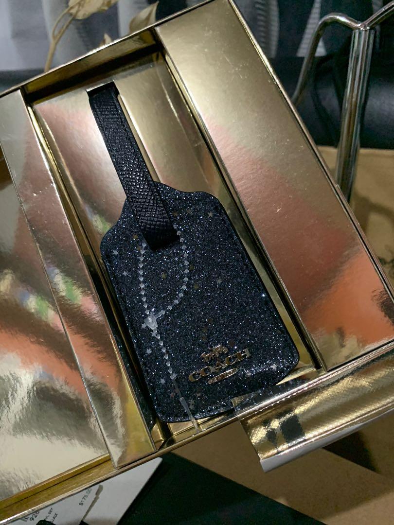 Coach passport holder and luggage tag set clearance