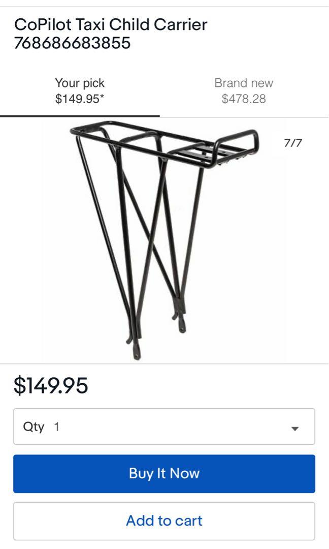 Copilot Bicycle Seat, Sports Equipment, Bicycles & Parts, Parts