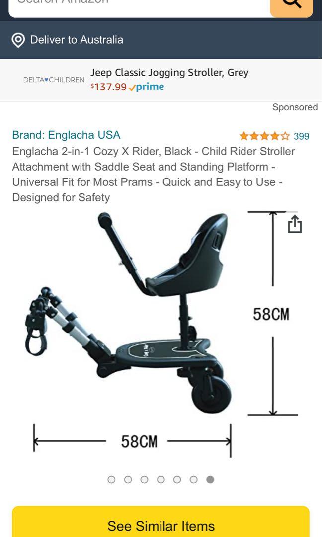 Cozy x rider stroller board online
