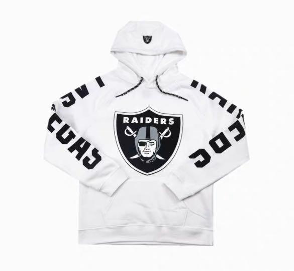 White hotsell raiders hoodie
