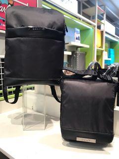 DKNY backpack + Slingpack