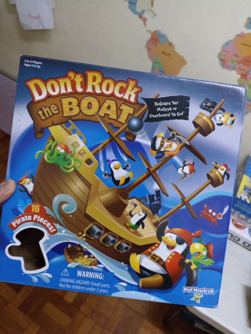 Don't Rock the Boat Game by PlayMonster, Hobbies & Toys, Toys & Games on Carousell