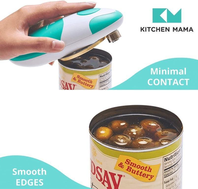 Electric Can Opener Kitchen Mama Portable Battery Powered Automatic