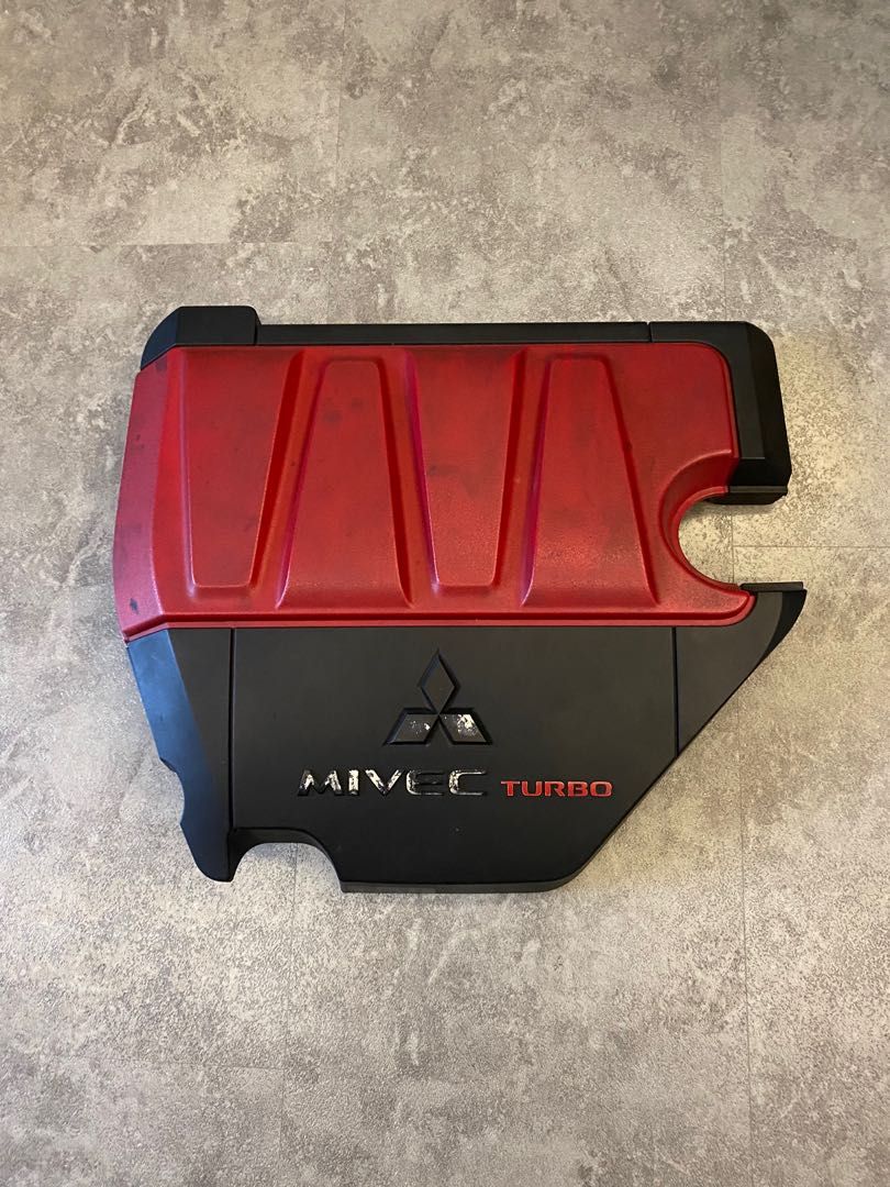 Evo X engine cover, Car Accessories, Accessories on Carousell