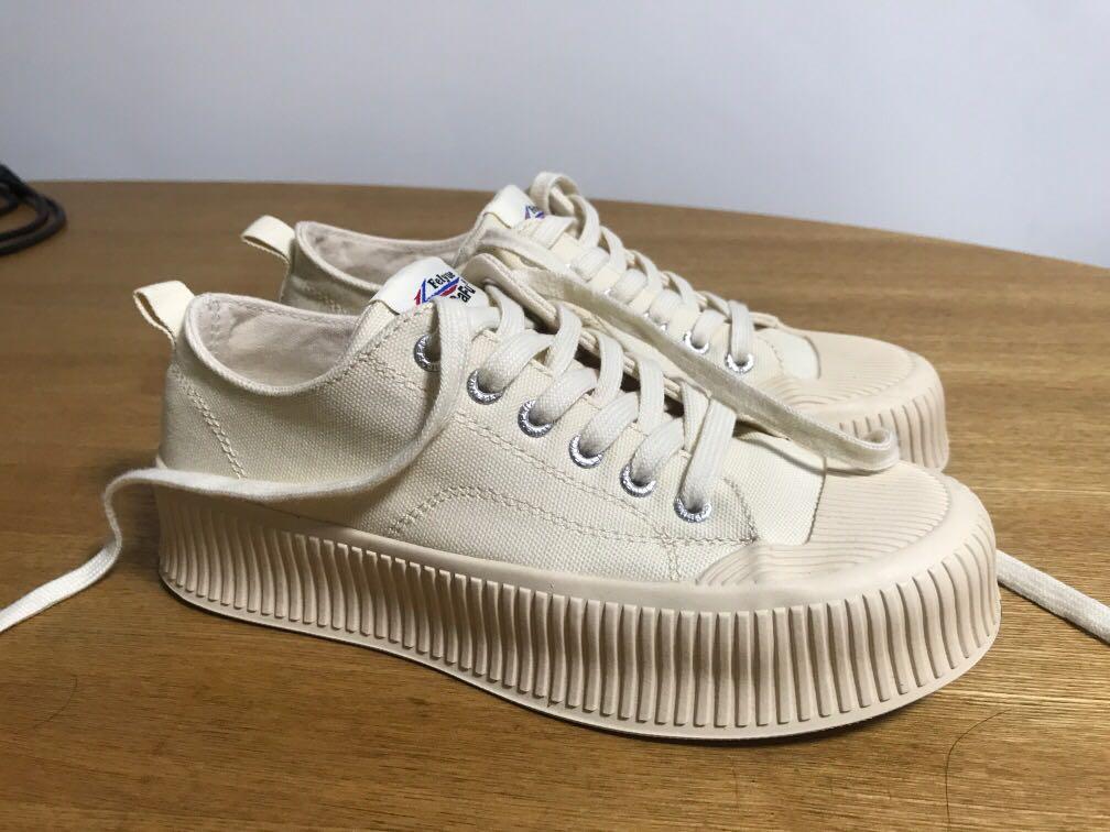 Feiyue Off White Platform Sneakers