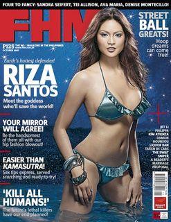 Fhm magazine October 2007 Riza Santos