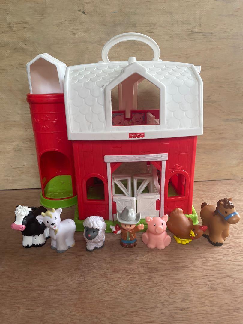 Fisher-price Little People Animals Barn Playset, Hobbies & Toys, Toys &  Games on Carousell